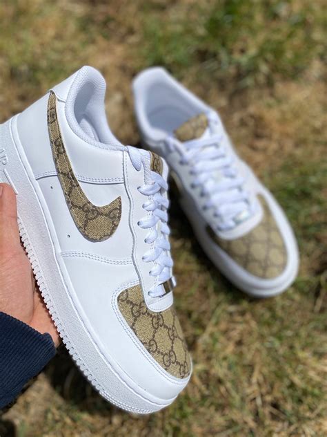 nike af1 x gucci|custom gucci air force 1.